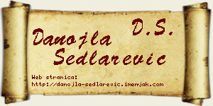 Danojla Sedlarević vizit kartica